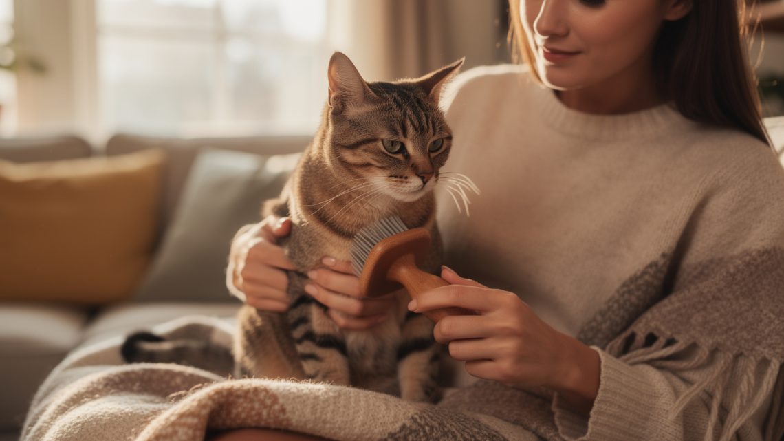 Comment brosser un chat qui n’aime pas ça ?