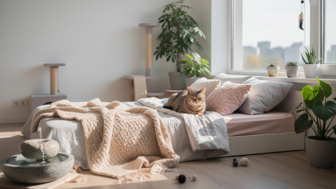 Comment réduire le stress d’un chat en appartement ?