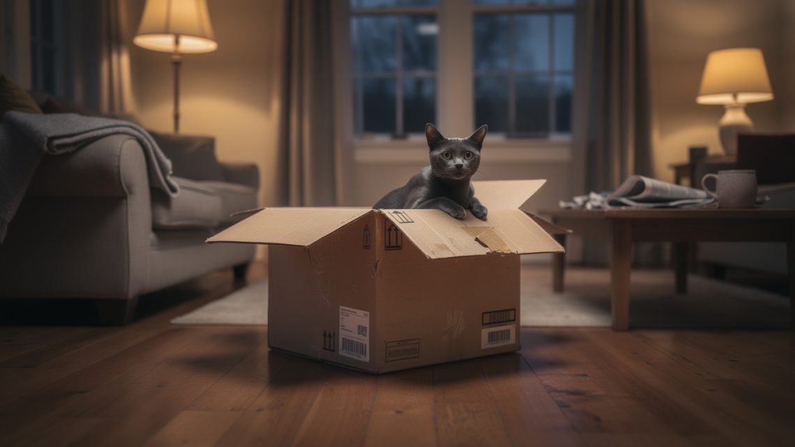 Le mystère du carton apparu dans le salon
