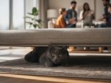 découvrez les raisons pour lesquelles votre chat peut avoir peur des invités et comment l'aider à se sentir plus à l'aise lors des visites.