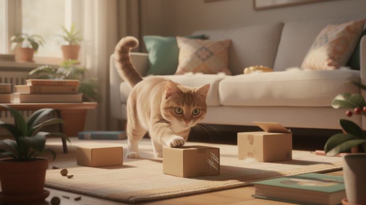Pourquoi un chat transforme-t-il chaque objet en territoire à explorer ?