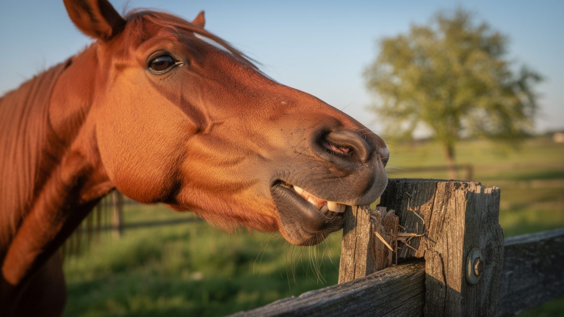 Pourquoi un cheval mord-il ?