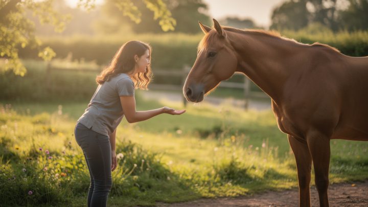 Comment approcher un cheval sans lui faire peur ?