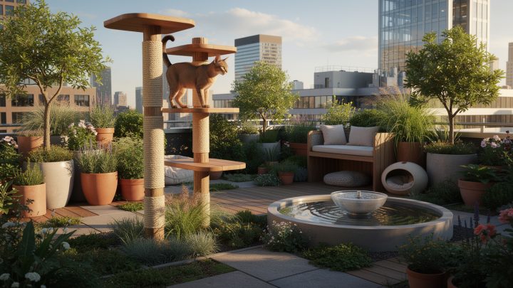 Comment enrichir l’environnement d’un chat vivant en ville