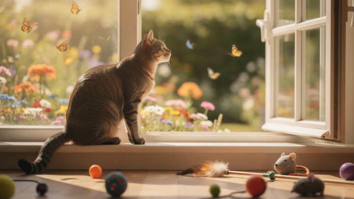 Les signes qu’un chat s’ennuie et cherche l’aventure
