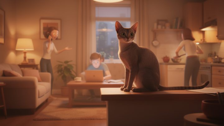 Pourquoi les chats observent-ils les humains comme des créatures étranges ?