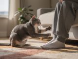 Pourquoi mon chat attaque-t-il mes pieds ?