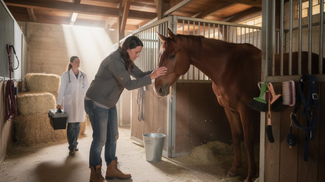 Quand appeler le vétérinaire pour un cheval ?
