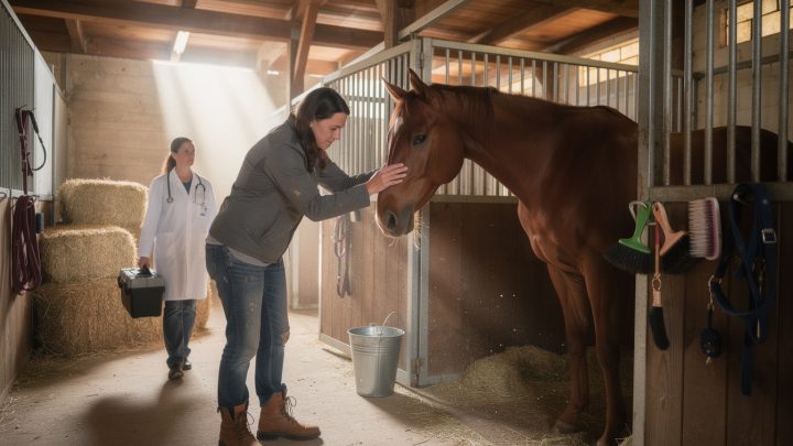 Quand appeler le vétérinaire pour un cheval ?