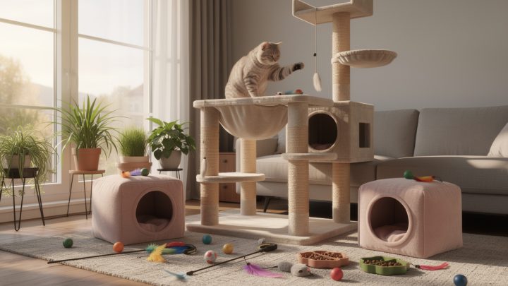 Comment enrichir l’environnement d’un chat d’intérieur ?