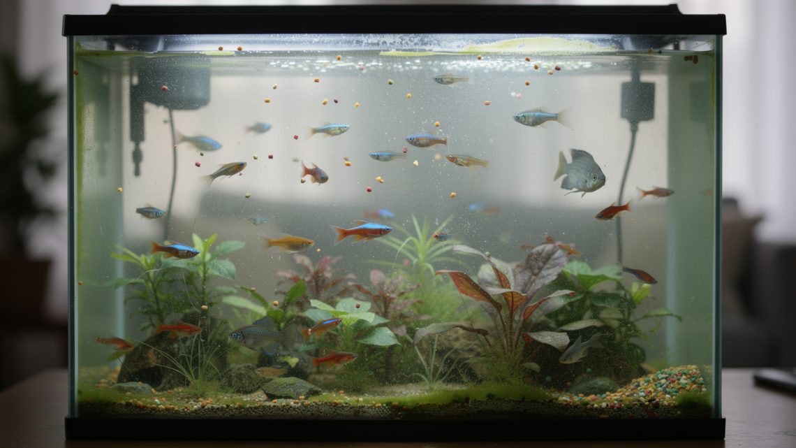 Pourquoi un aquarium devient-il trouble ?