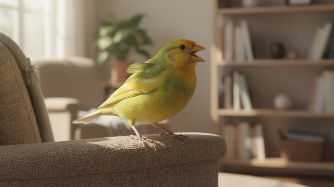 Pourquoi un oiseau domestique chante-t-il ?