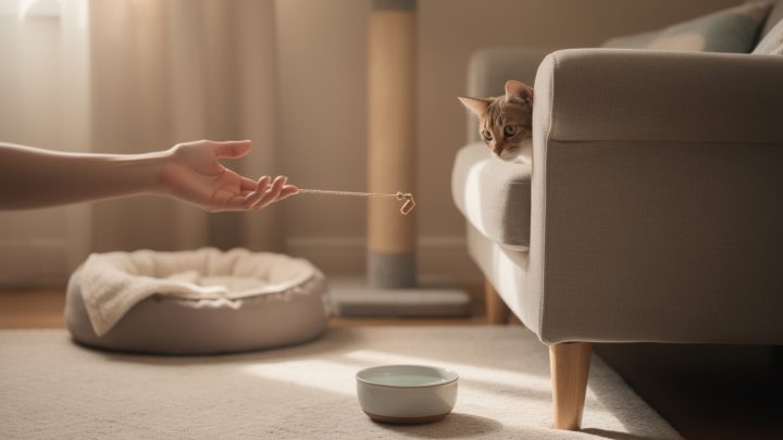 Comment rassurer un chat craintif lors d’un changement d’environnement