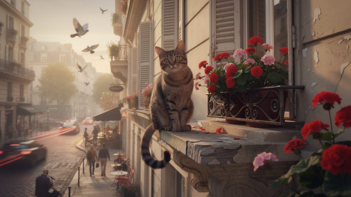 Les aventures d’un chat parisien face au bruit de la ville