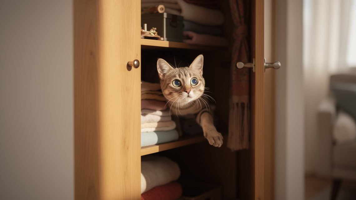 Pourquoi les chats aiment-ils explorer les placards interdits ?