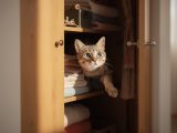 Pourquoi les chats aiment-ils explorer les placards interdits ?