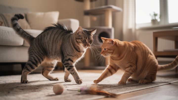 Pourquoi mes chats se battent-ils ?