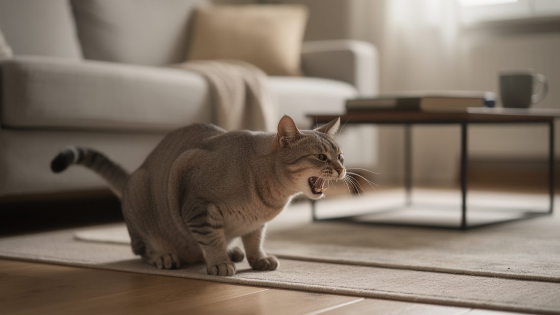 Pourquoi mon chat feule-t-il sans raison apparente ?