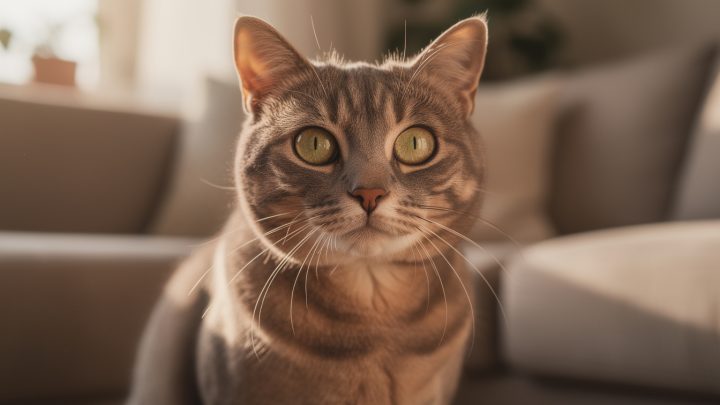 Pourquoi mon chat me regarde-t-il fixement ?