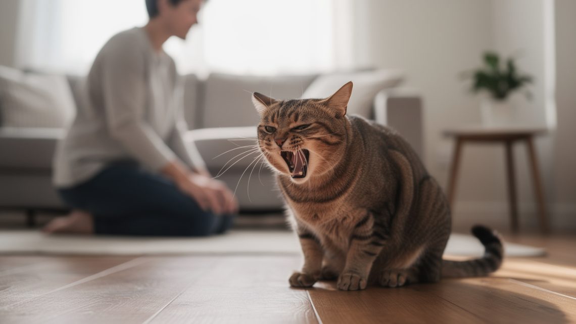 Pourquoi mon chat souffle-t-il ?