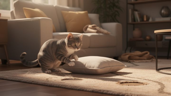 Charly et le mystère du coussin déplacé