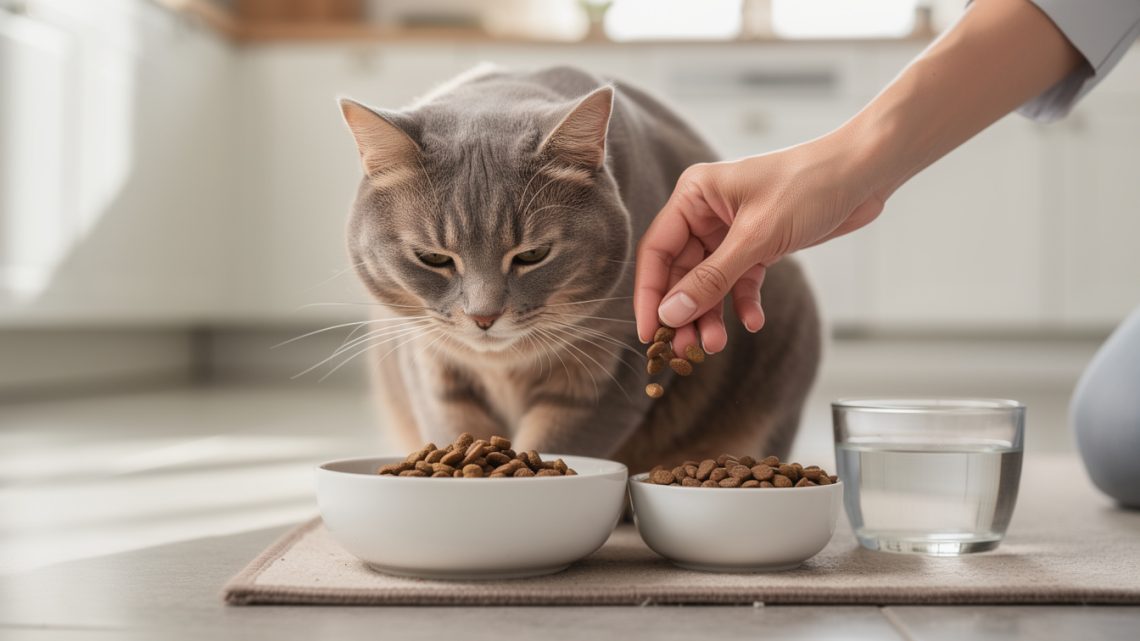 Comment changer les croquettes d’un chat sans problème digestif ?