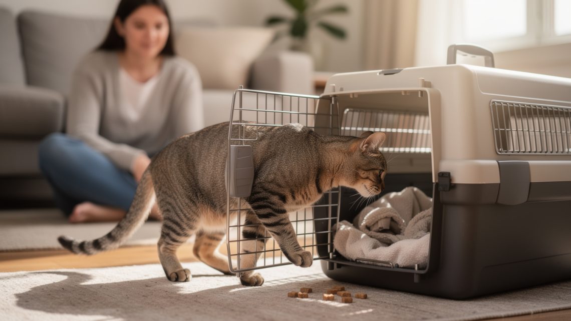 Comment habituer un chat à sa caisse de transport ?