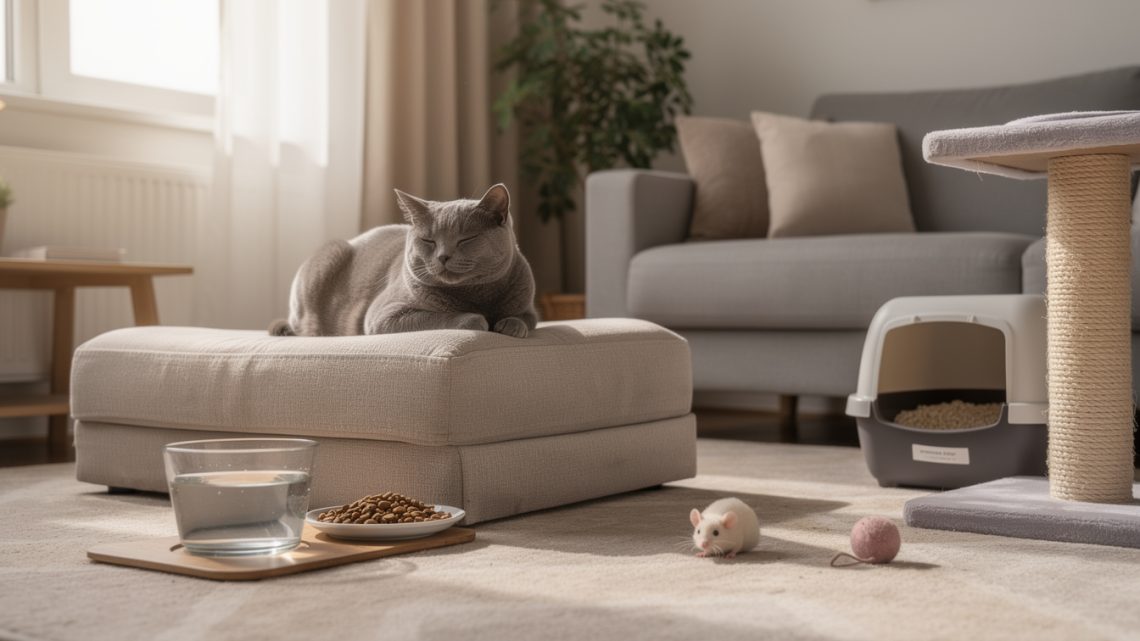 Comment laisser son chat seul pendant une journée ?