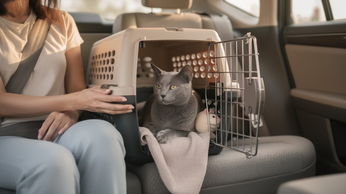 Comment transporter un chat sans stress ?