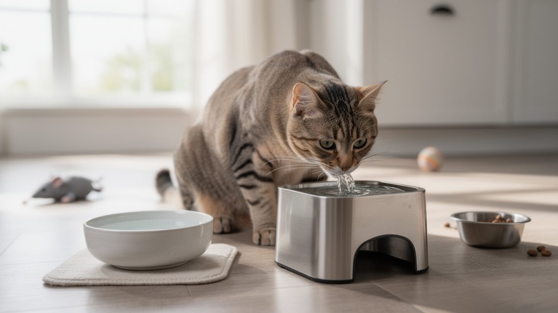Fontaine à eau pour chat : utile ou gadget ?