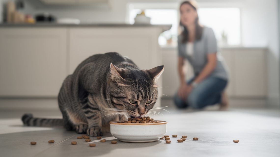 Pourquoi mon chat mange-t-il trop vite ?
