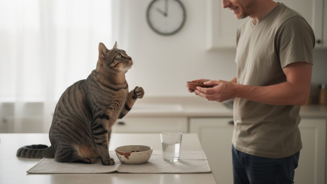 Pourquoi mon chat réclame-t-il toujours à manger ?
