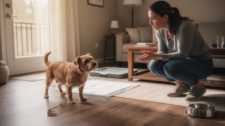 Pourquoi mon chien fait-il pipi dans la maison ?