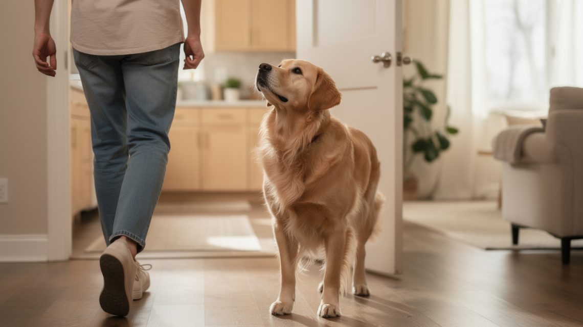 Pourquoi mon chien suit-il son maître partout ?