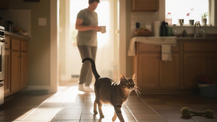 Pourquoi un chat suit-il son humain partout dans la maison ?