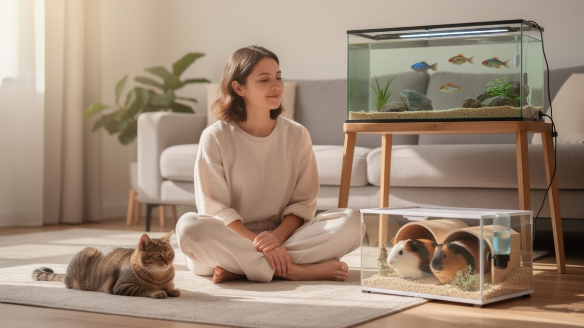 Quels sont les animaux de compagnie les plus faciles à vivre ?