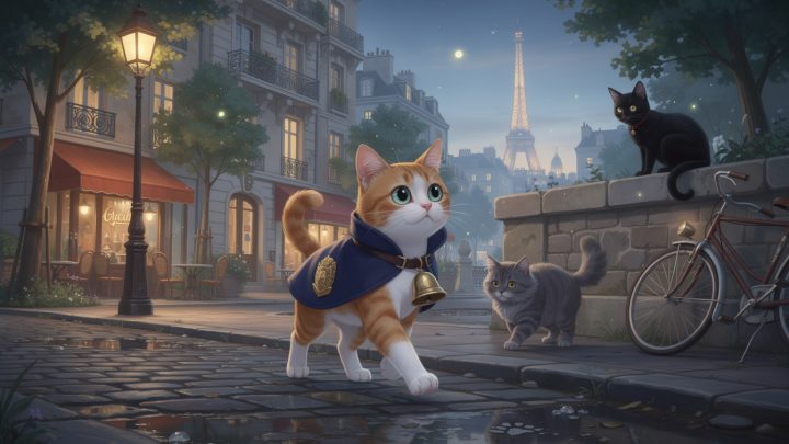 Une patrouille féline dans les rues imaginaires de Paris